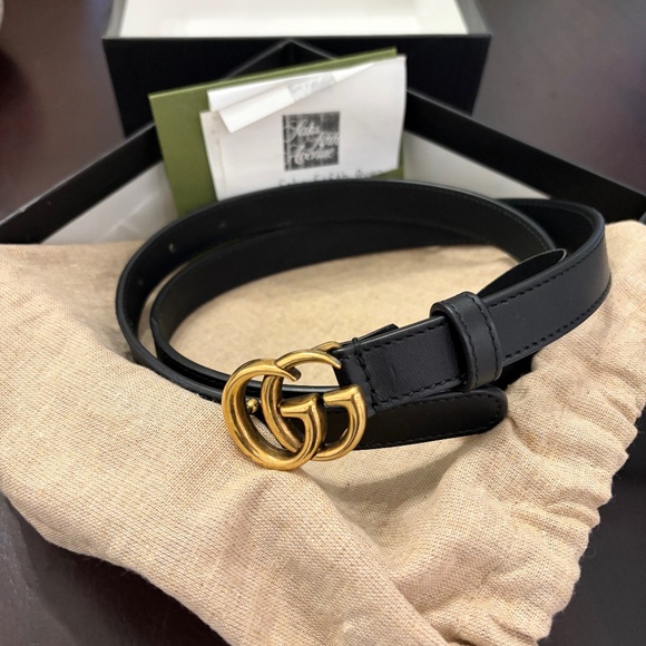 Gucci thin belt display picture 2